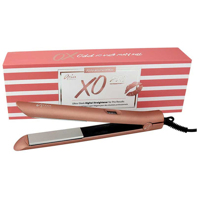 Aria Beauty XO Pro 1" Rose Gold Hair Straightener