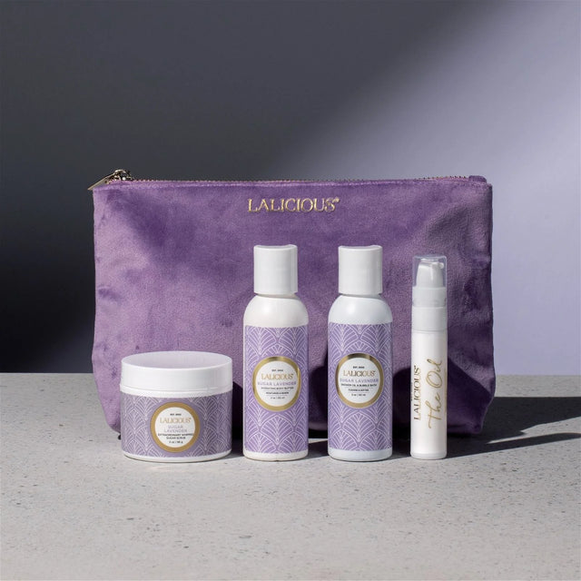 Sugar Lavender Travel Set