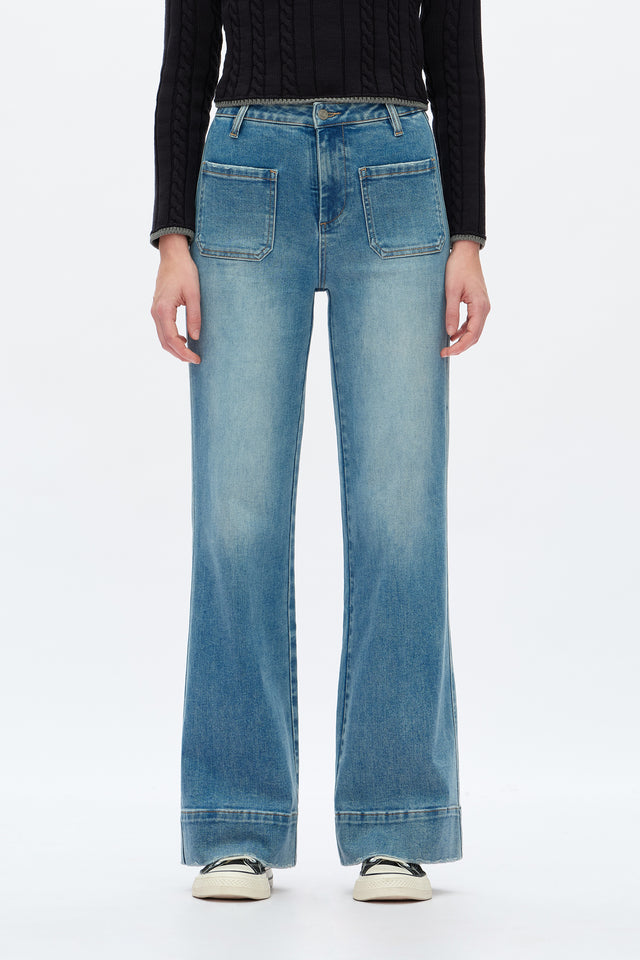 High Rise Wide Leg Jeans