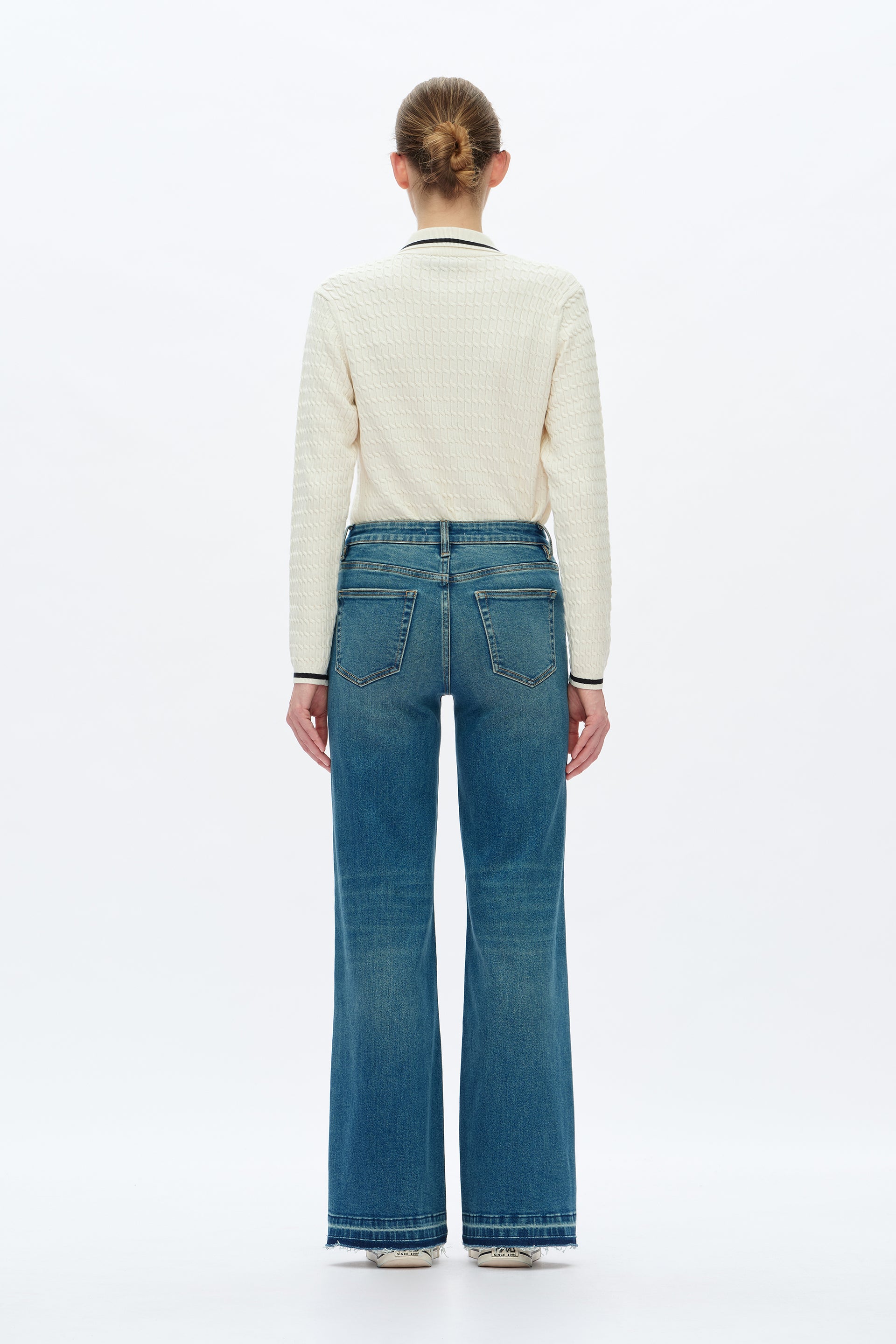 Low Rise Wide Leg Jeans