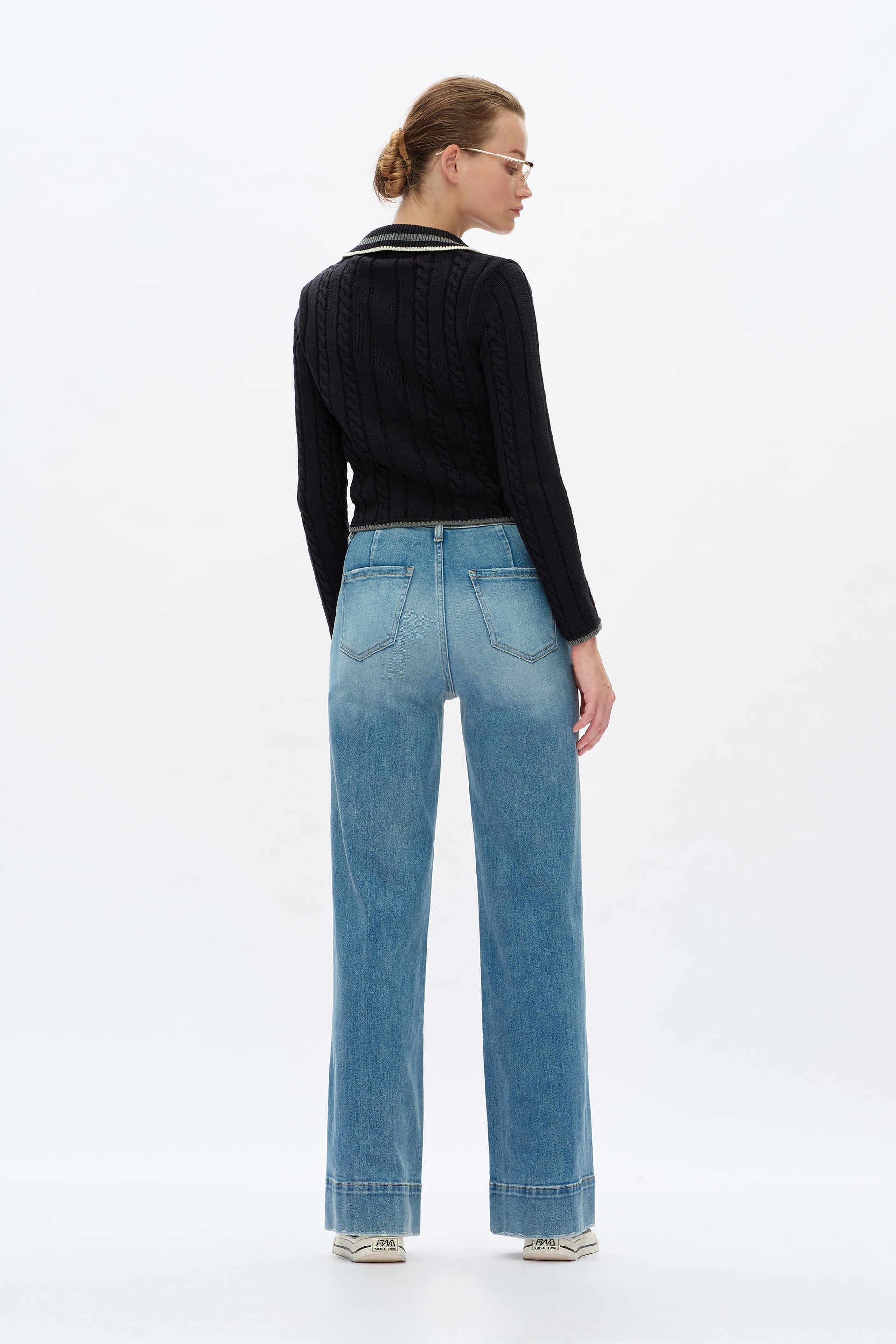 High Rise Wide Leg Jeans
