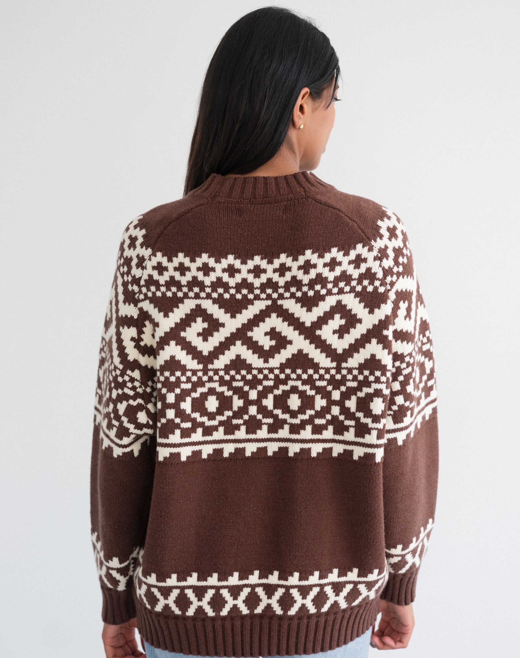 Fair Isle Sweater Chesnut