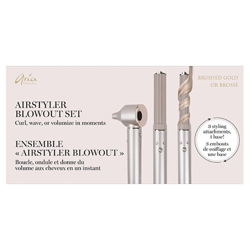 Aria Airstyler Blowout Set- Brushed Gold