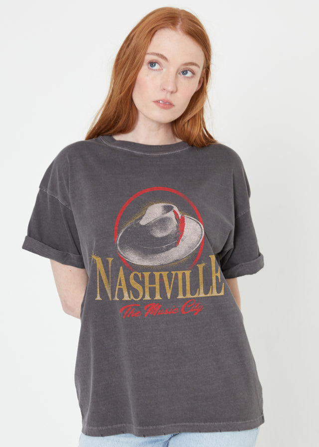 Nashville Hat Vintage Tee