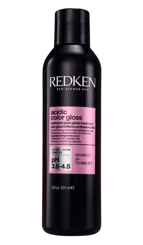 ACIDIC COLOR GLOSS ACTIVATED GLASS GLOSS TREATMENT