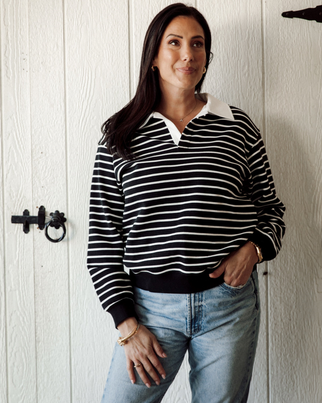 Striped Rugby Sweater