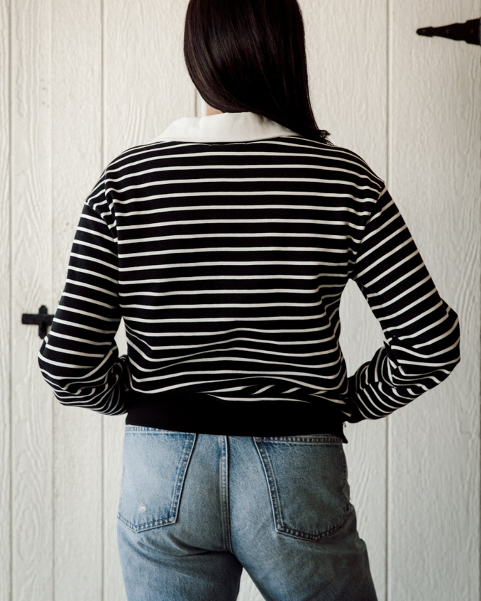 Striped Rugby Sweater