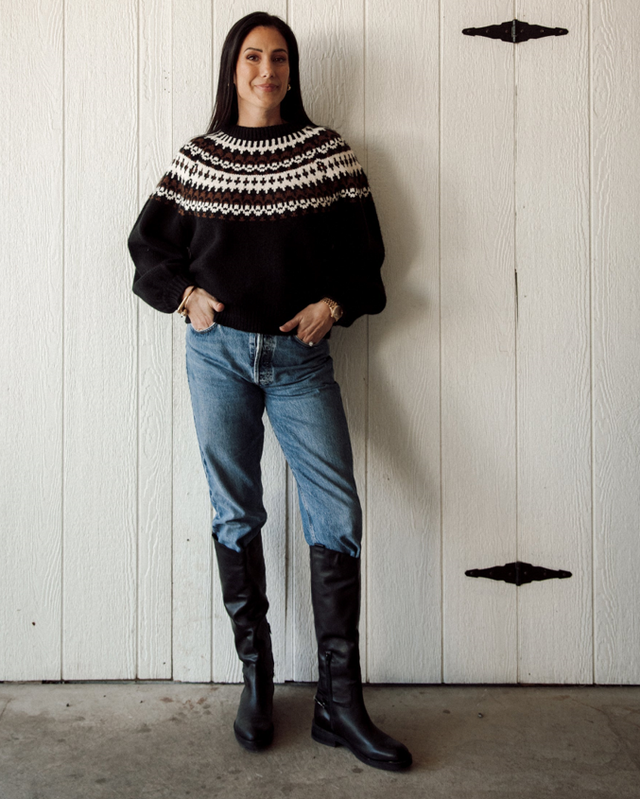Fair Isle Jacquard Sweater