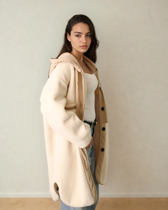 Nova 3/4 Hooded Coat