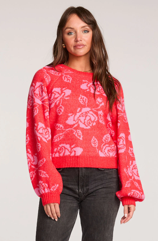 Noele Vintage Red Sweater