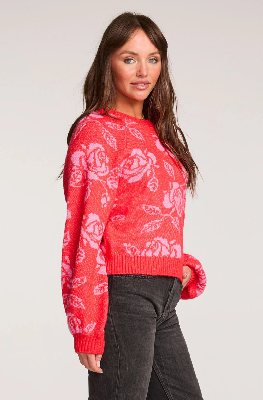 Noele Vintage Red Sweater