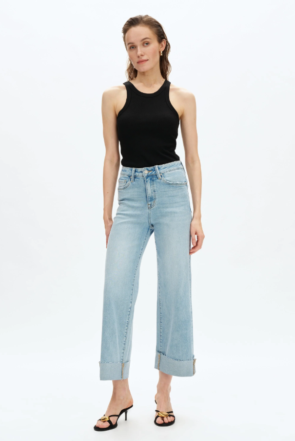 Zephyrine High Rise Wide Leg Jeans Style No. BYW8271
