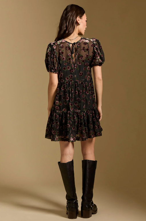 Yaz Black Mini Dress