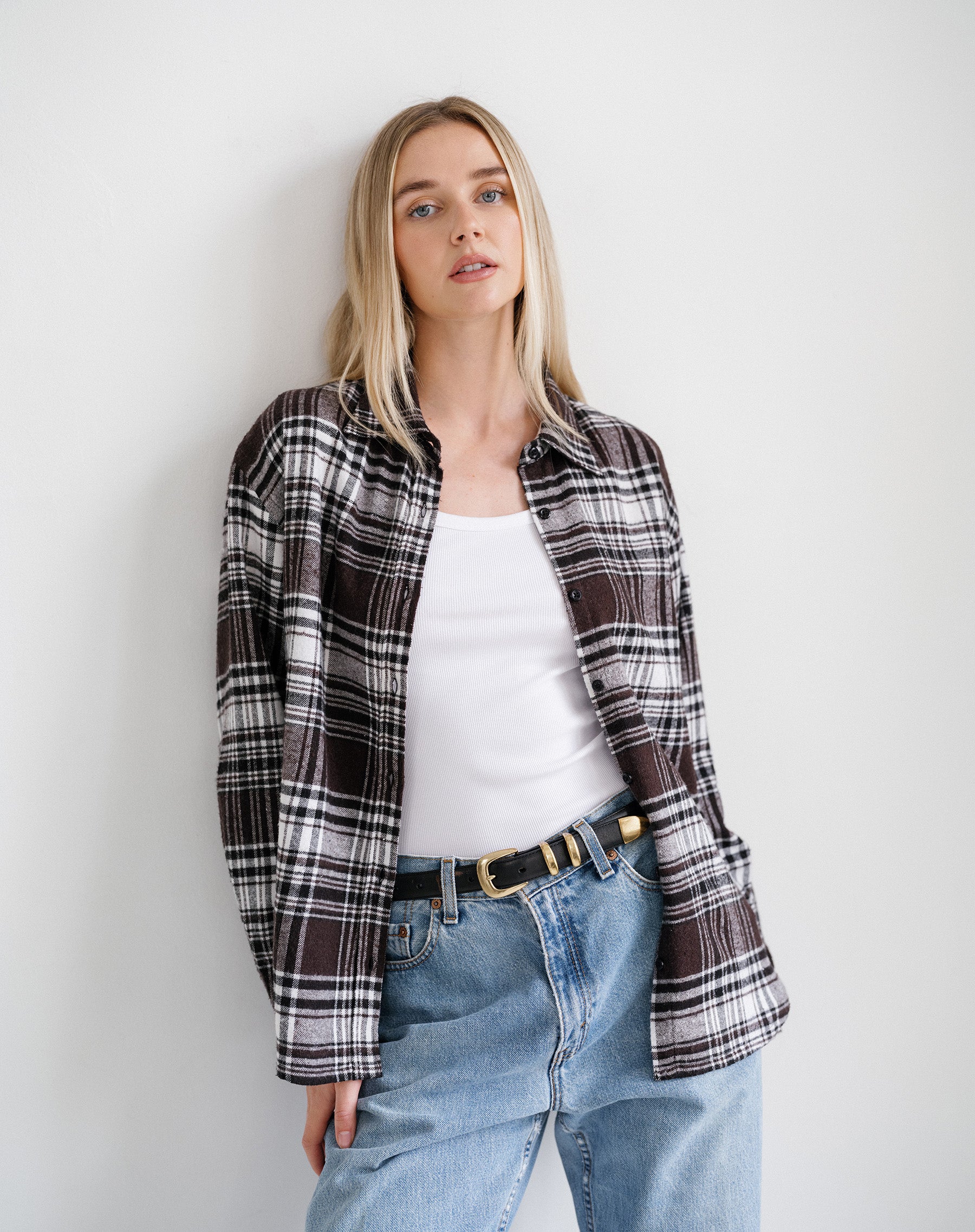 Plaid Button Up Shirt
