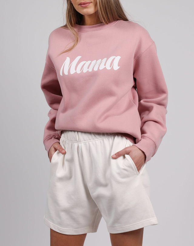 The "MAMA" Classic Crew Neck Sweatshirt | Misty Mauve