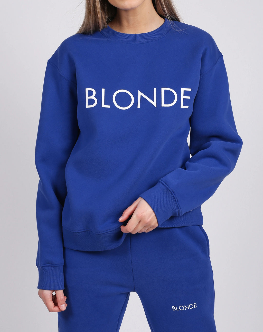 Blonde sales crewneck sweatshirt