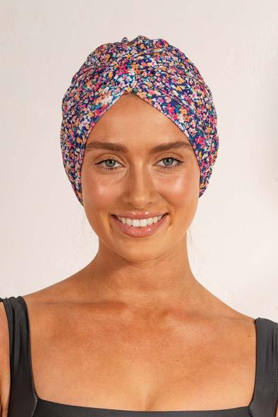 Amelie Shower Cap in Bright Ditsy