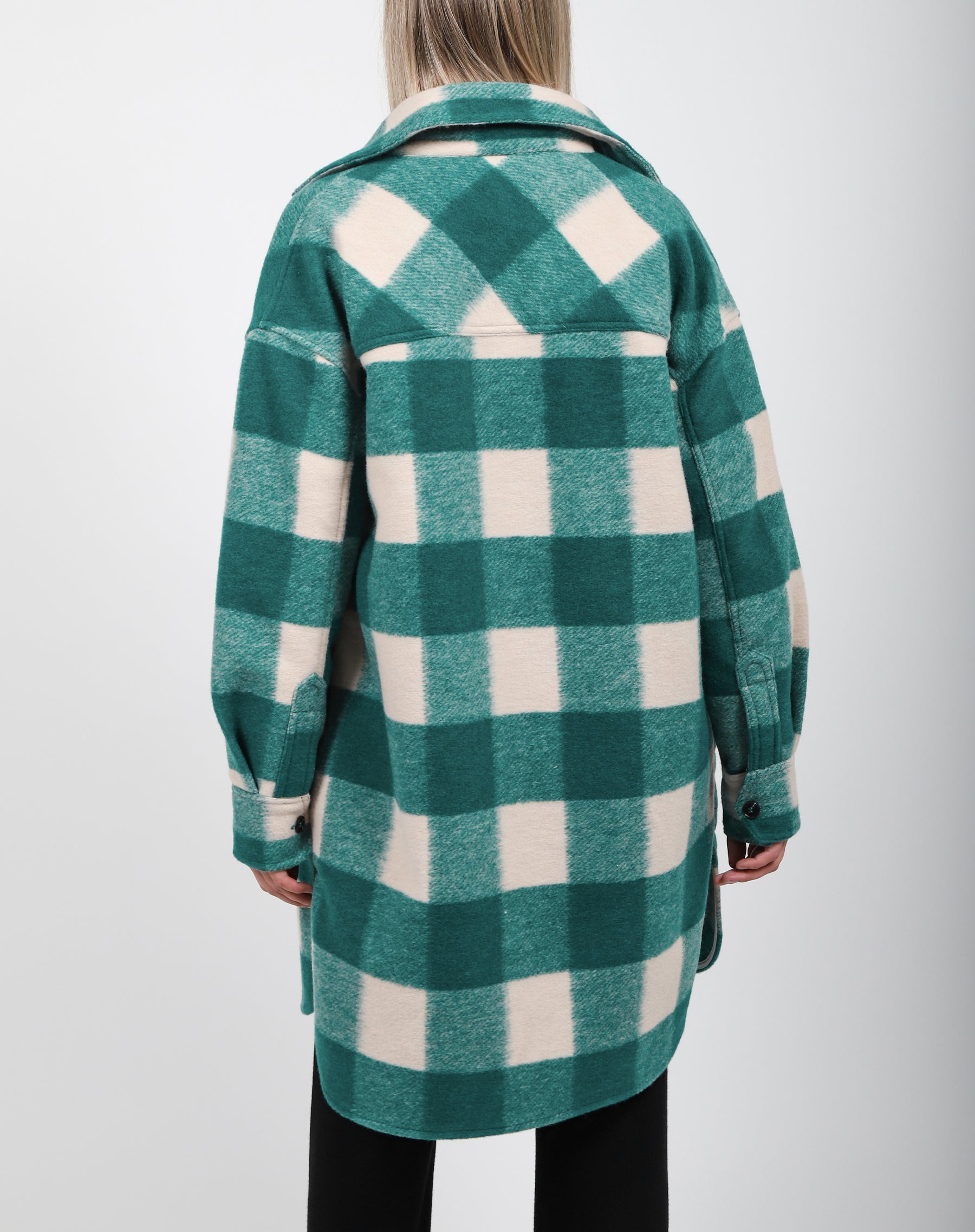 The Plaid Jacket | Emerald and Cream